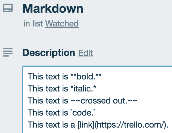 Markdown Syntax